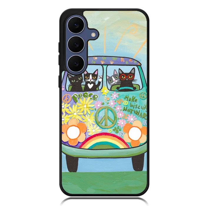 Hippie Cats Road Trip! Samsung Galaxy S25 FE Case BC2137