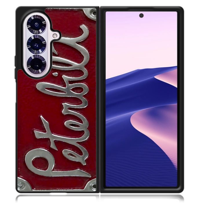 Peterbilt Truck License Plate Samsung Galaxy Z Fold 7 5G Case BC2110