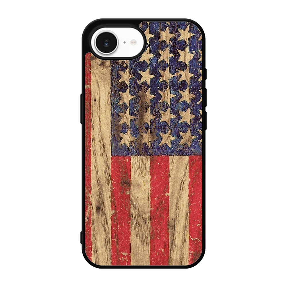 Vintage Patriotic American Flag iPhone 16e Case BC1992