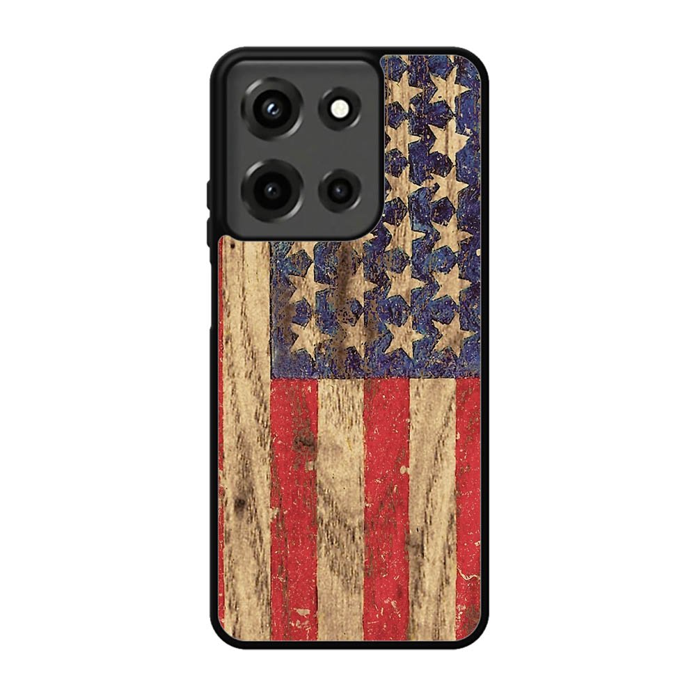 Vintage Patriotic American Flag Motorola Moto G 5G 2025 Case FE4759