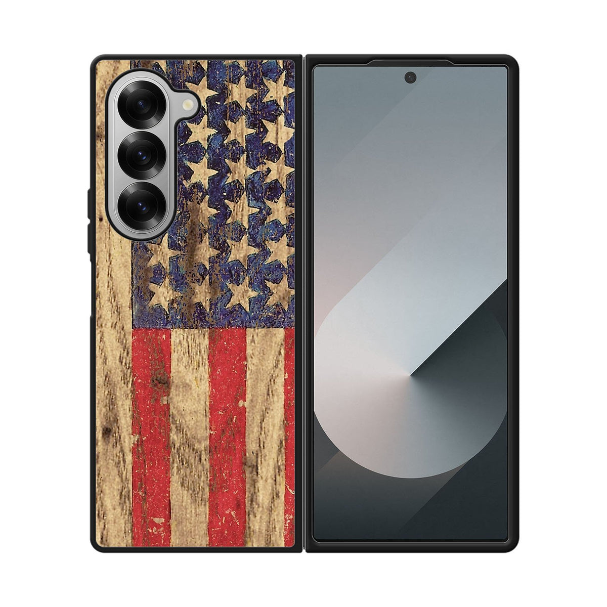 Vintage Patriotic American Flag Case Samsung Galaxy Z Fold 6 5G BC1992