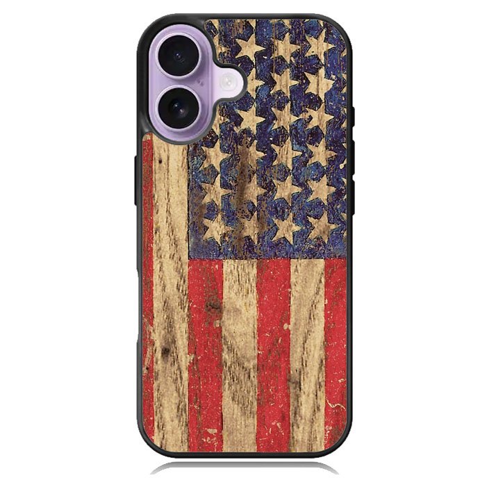 Vintage Patriotic American Flag iPhone 17 Case BC1992