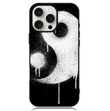 Yin Yang Spray Paint Case iPhone 16 Pro Max BC1974