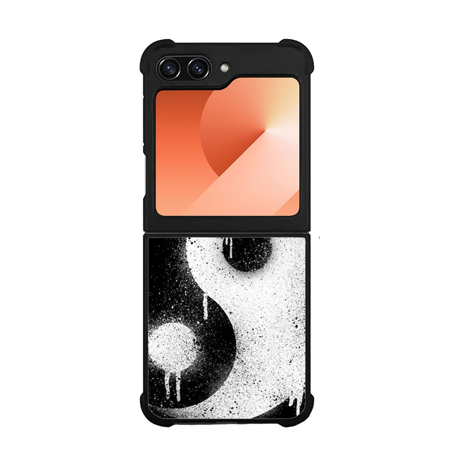Yin Yang Spray Paint Case Samsung Galaxy Z Flip 6 5G BC1974