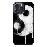 Yin Yang Spray Paint Case iPhone 15 Pro Max BC1974