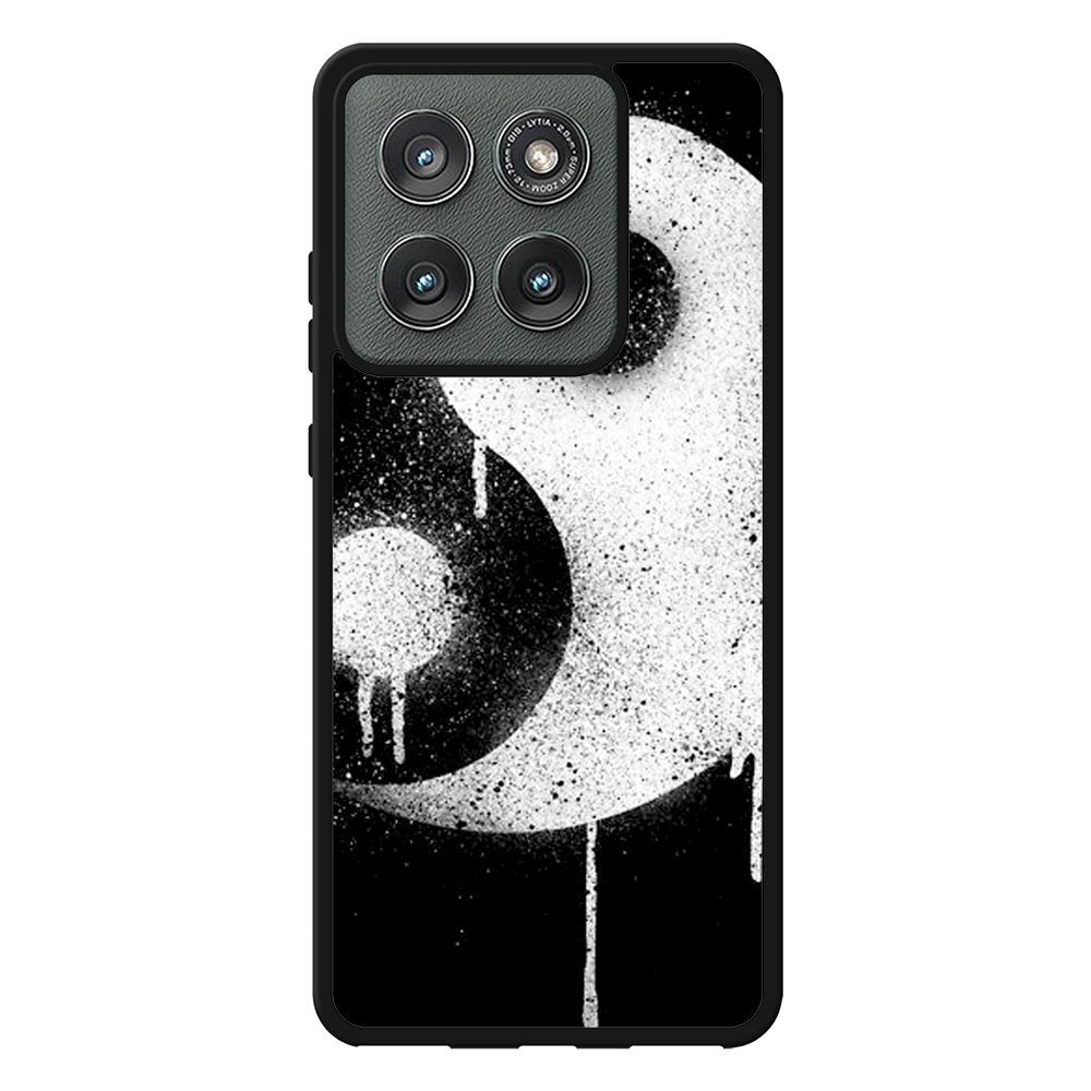 Yin Yang Spray Paint Case Motorola Moto Edge 2025 BC1974