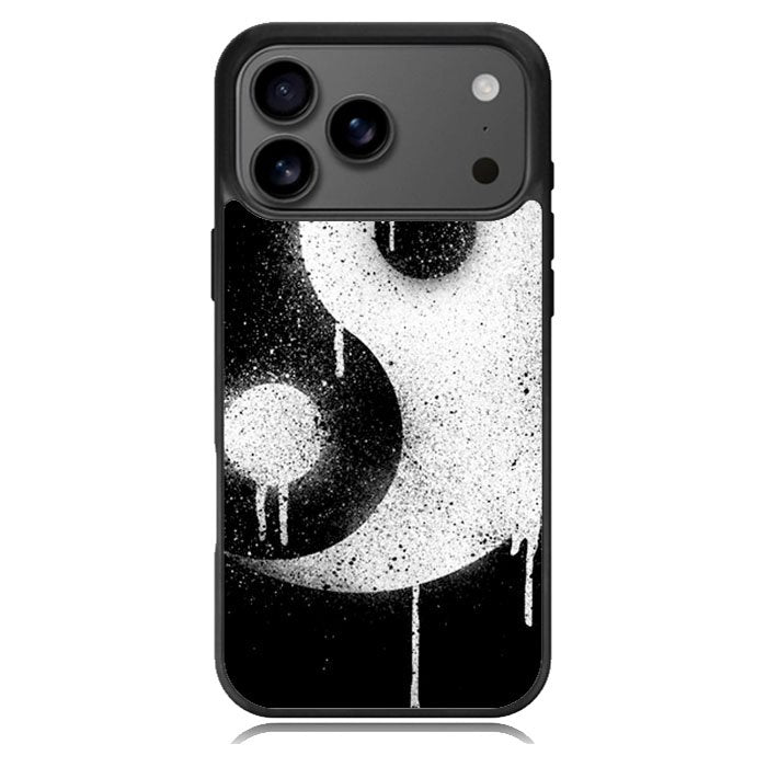 Yin Yang Spray Paint iPhone 17 Pro Case BC1974