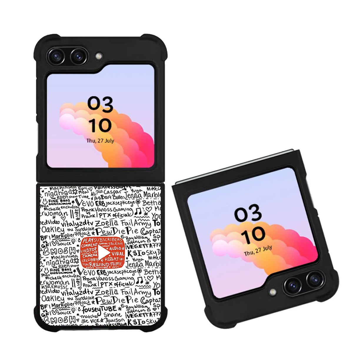 Youtube Art Prints Case Samsung Galaxy Z Flip 5 5G BC1975