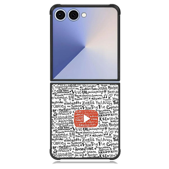 Youtube Art Prints Samsung Galaxy Z Flip 7 Case BC1975