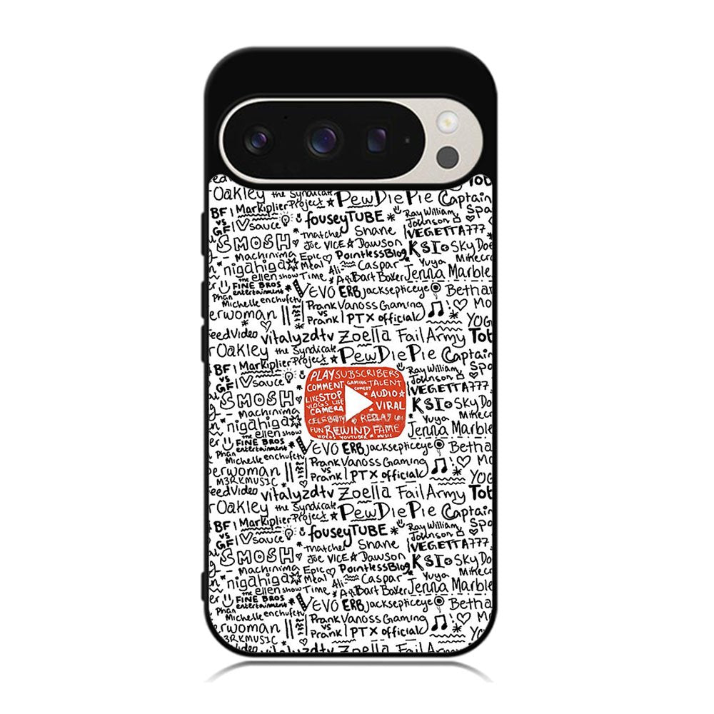 Youtube Art Prints Case Google Pixel 9 Pro XL BC1975
