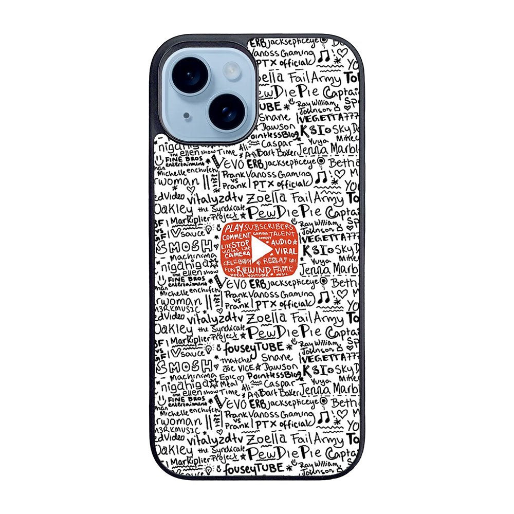 Youtube Art Prints Case iPhone 15 Plus BC1975