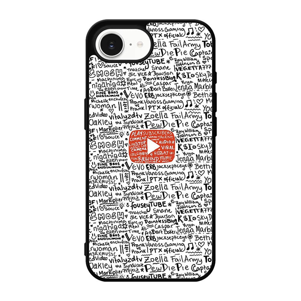 Youtube Art Prints iPhone 17e Case BC1975