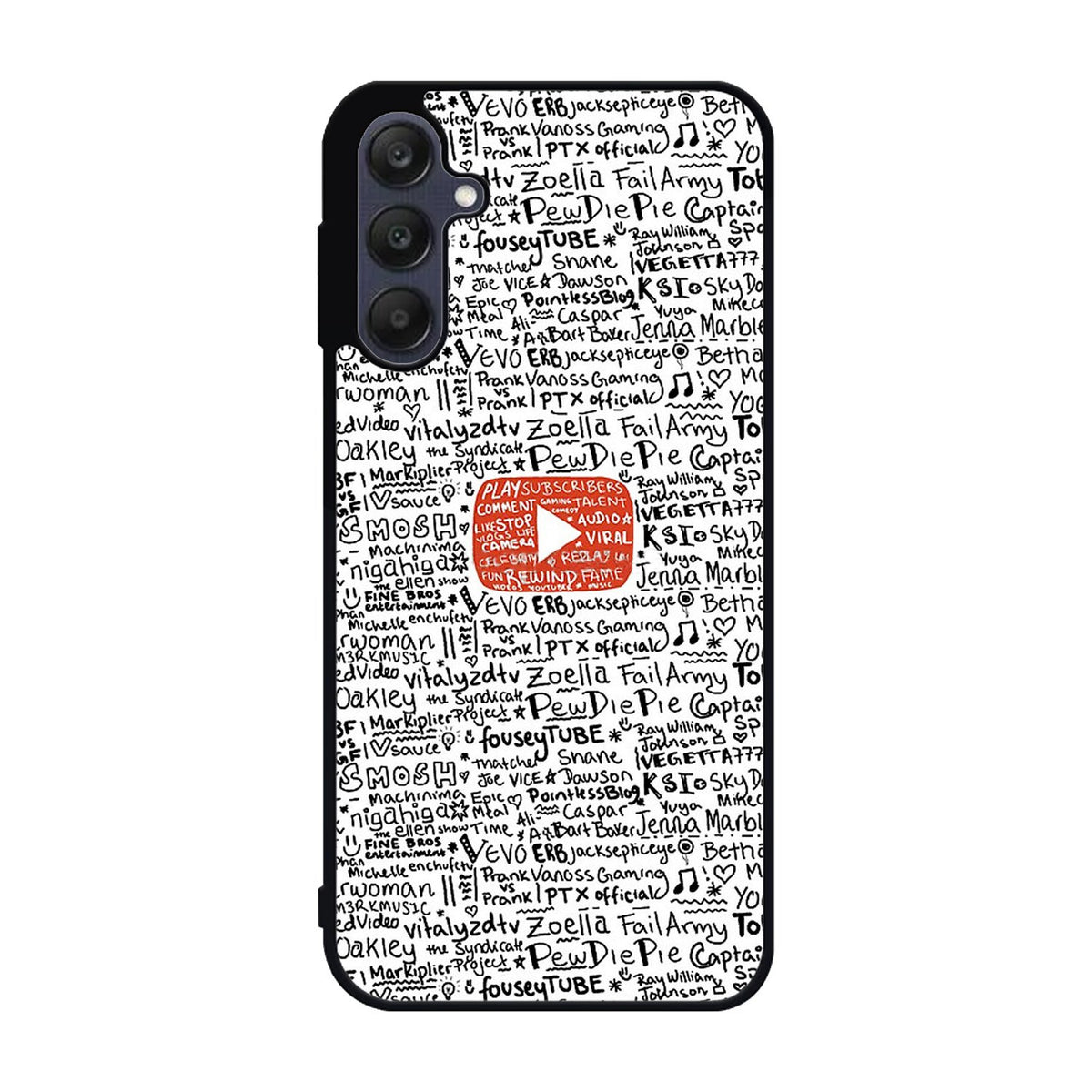 Youtube Art Prints Samsung Galaxy A25 5G Case BC1975