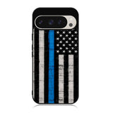 Police Blue Line Flag Case Google Pixel 9 Pro XL BC2025