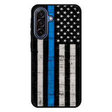 Police Blue Line Flag Samsung Galaxy A17 5G Case BC2025