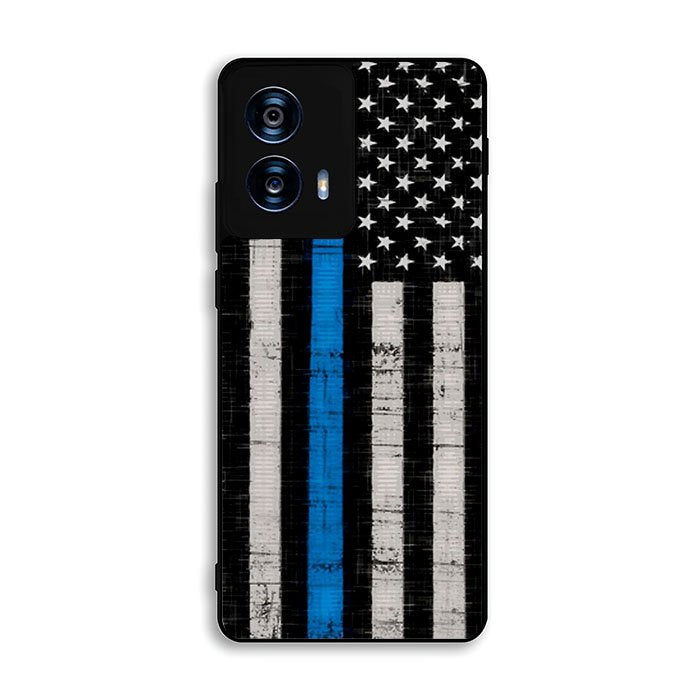 Police Blue Line Flag Motorola Moto G Power 5G 2024 Case FE3832
