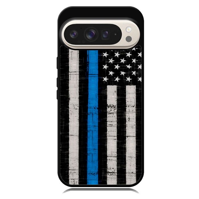 Police Blue Line Flag Google Pixel 10 Pro XL Case BC2025