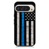 Police Blue Line Flag Google Pixel 10 | Google Pixel 10 Pro Case BC2025