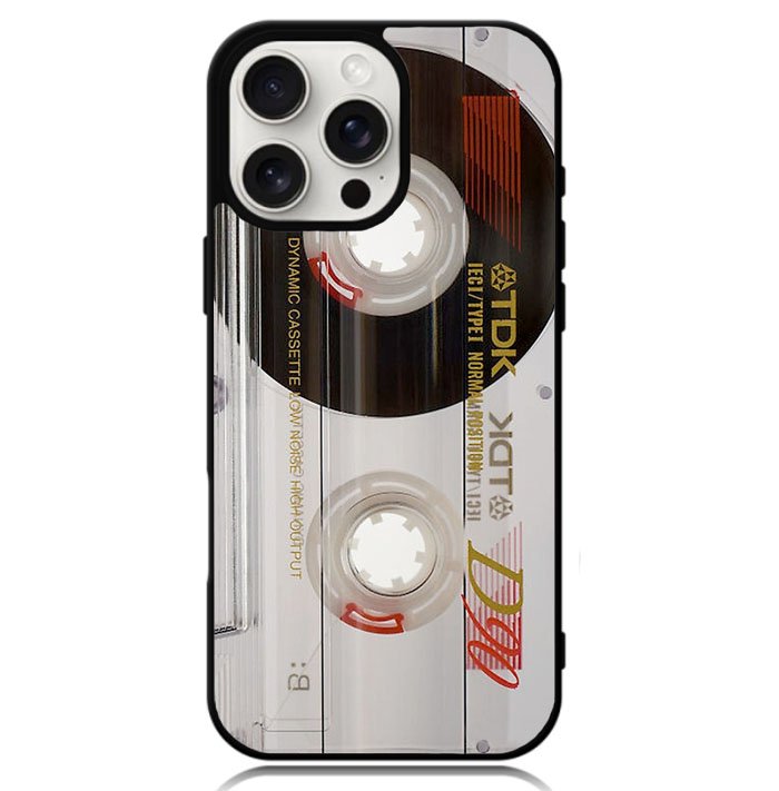 Retro Cassette Tape 1980's Case iPhone 16 Pro Max BC2043