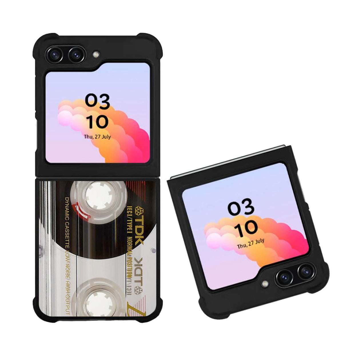 Retro Cassette Tape 1980's Case Samsung Galaxy Z Flip 5 5G BC2043