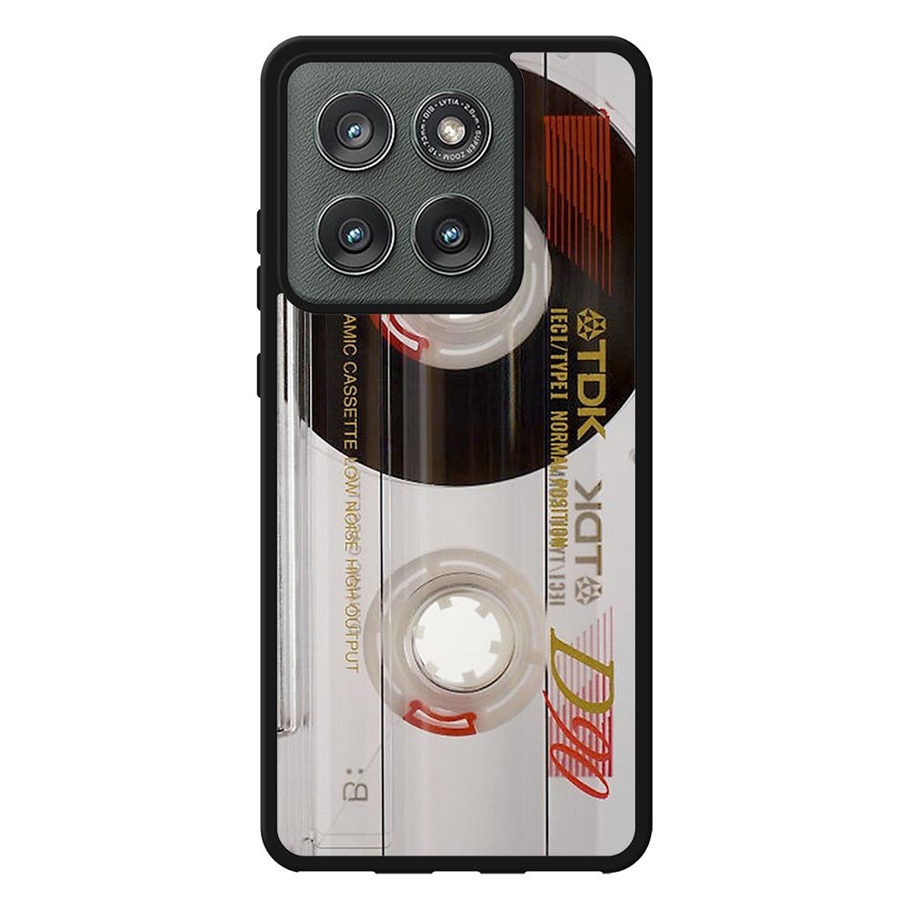 Retro Cassette Tape 1980's Case Motorola Moto Edge 2025 BC2043