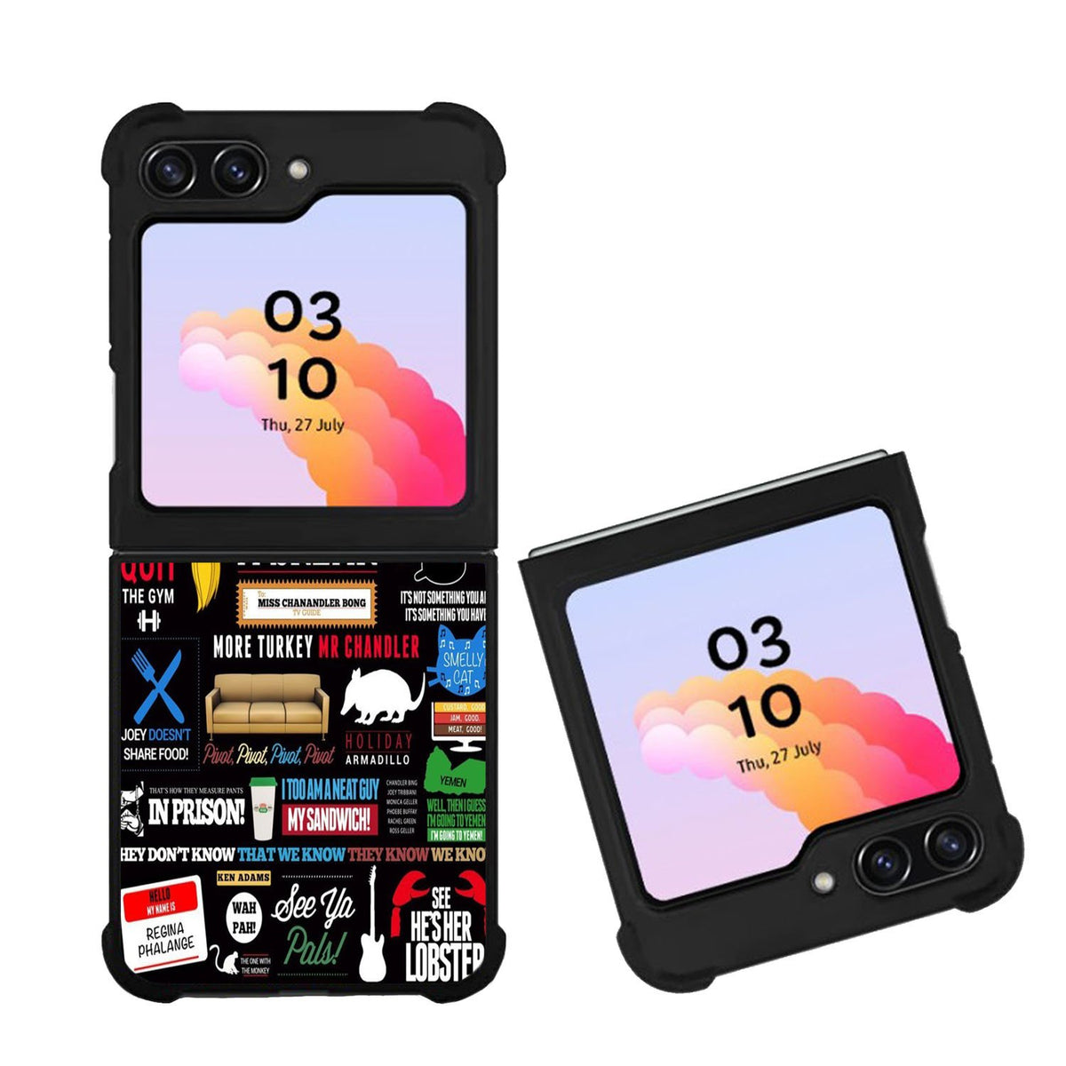 Friends TV Art Quote Cute Parody Case Samsung Galaxy Z Flip 5 5G BC2217