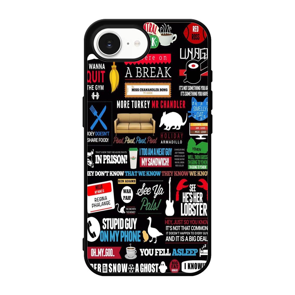 Friends TV Art Quote Cute Parody iPhone 16e Case BC2217