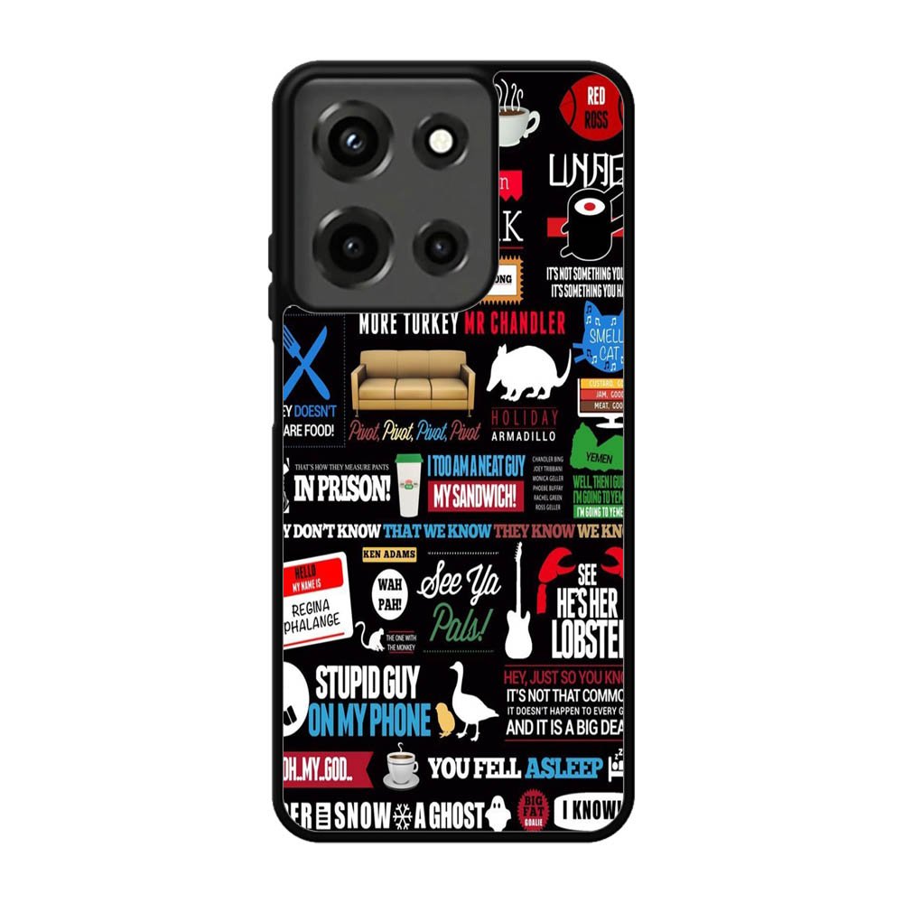 Friends TV Art Quote Cute Parody Motorola Moto G 5G 2025 Case BC2217