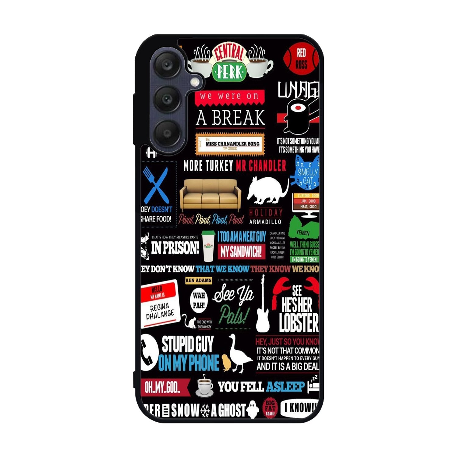 Friends TV Art Quote Cute Parody Samsung Galaxy A25 5G Case BC2217