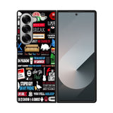 Friends TV Art Quote Cute Parody Case Samsung Galaxy Z Fold 6 5G BC2217