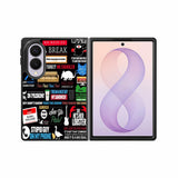 Friends TV Art Quote Cute Parody Samsung Galaxy Z Fold 8 Case BC2217