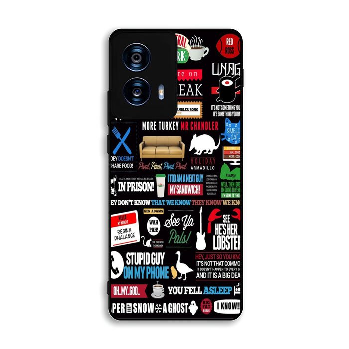 Friends TV Art Quote Cute Parody Motorola Moto G Power 5G 2024 Case BC2217