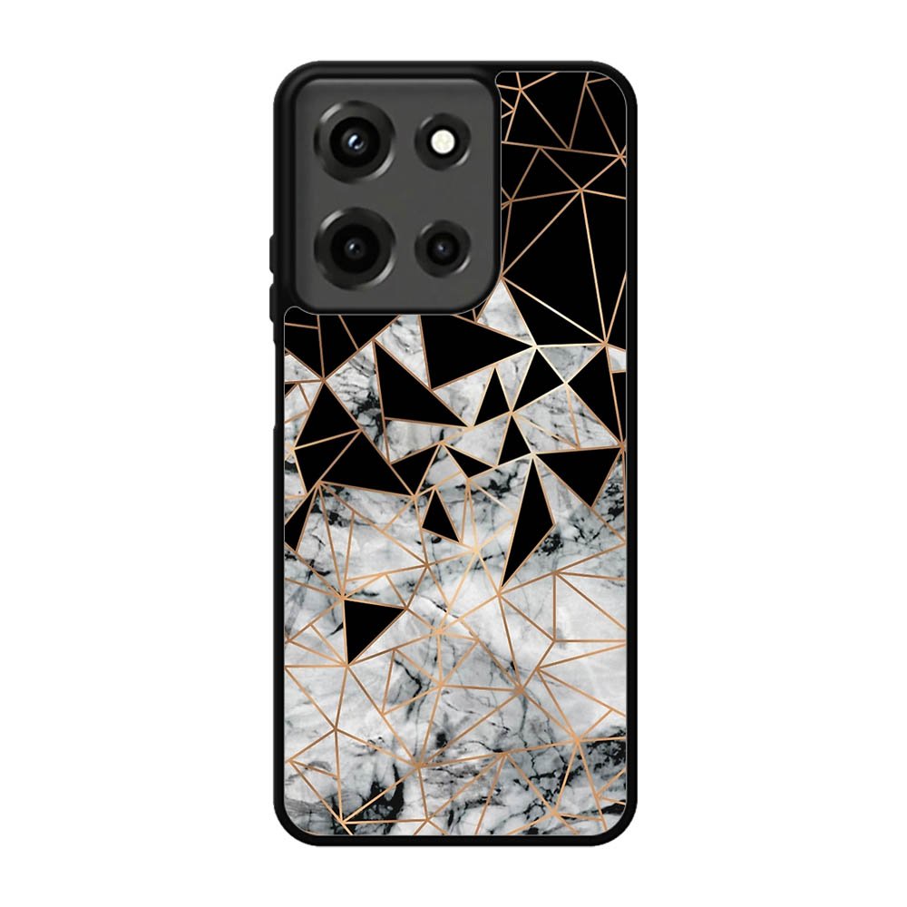 Marble Polygon Pattern Motorola Moto G 5G 2025 Case BC2060