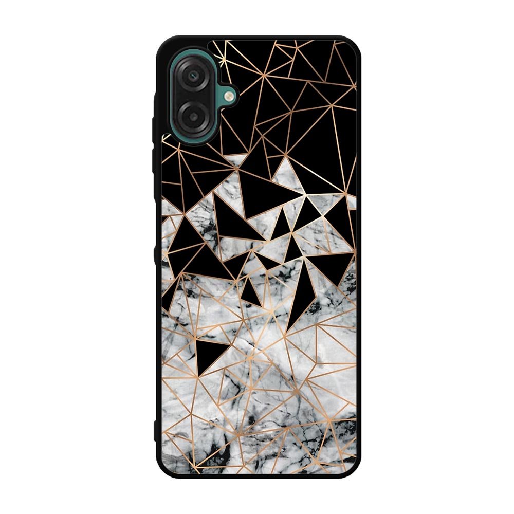 Marble Polygon Pattern Case Samsung Galaxy A07 BC2060