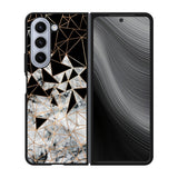 Marble Polygon Pattern Case Samsung Galaxy z Fold 5 5G BC2060