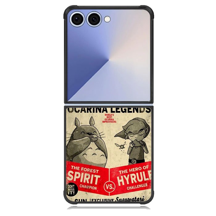 Totoro Zelda Samsung Galaxy Z Flip 7 Case BC2016