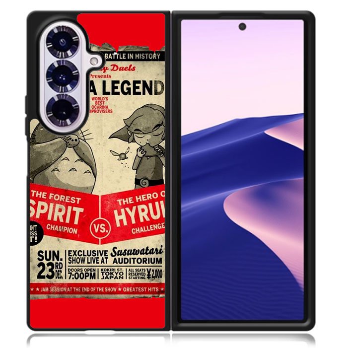 Totoro Zelda Samsung Galaxy Z Fold 7 5G Case BC2016