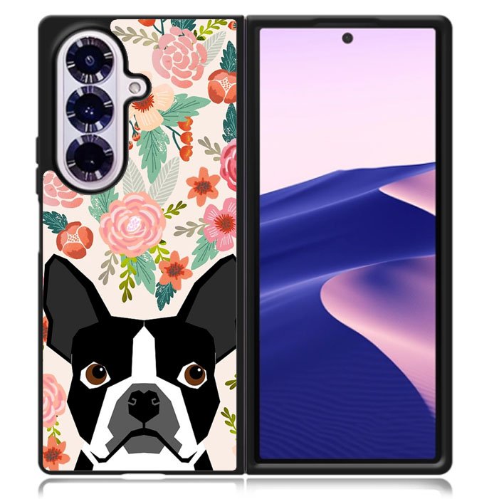 Boston Terrier Dog Breed Samsung Galaxy Z Fold 7 5G Case BC2262