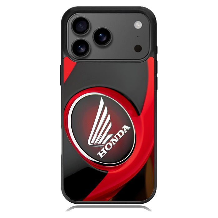 Honda Logo Red iPhone 17 Pro Max Case BC2139
