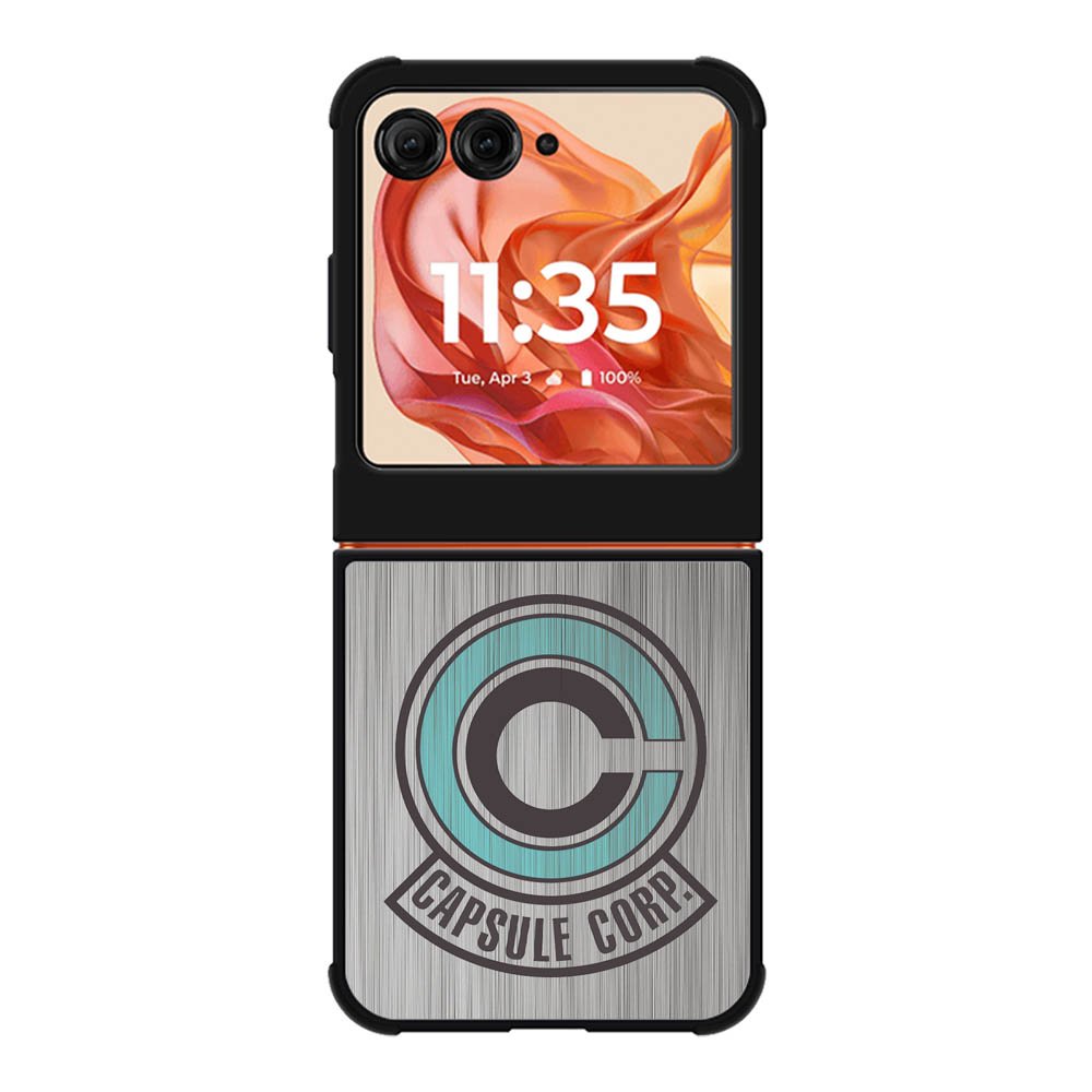 Capsule Corp Metal Logo Dragon Ball Z Motorola Moto Razr 2025/2024 , Moto Razr 60/50 Case BC2176