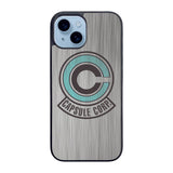 Capsule Corp Metal Logo Dragon Ball Z Case iPhone 15 Plus BC2176
