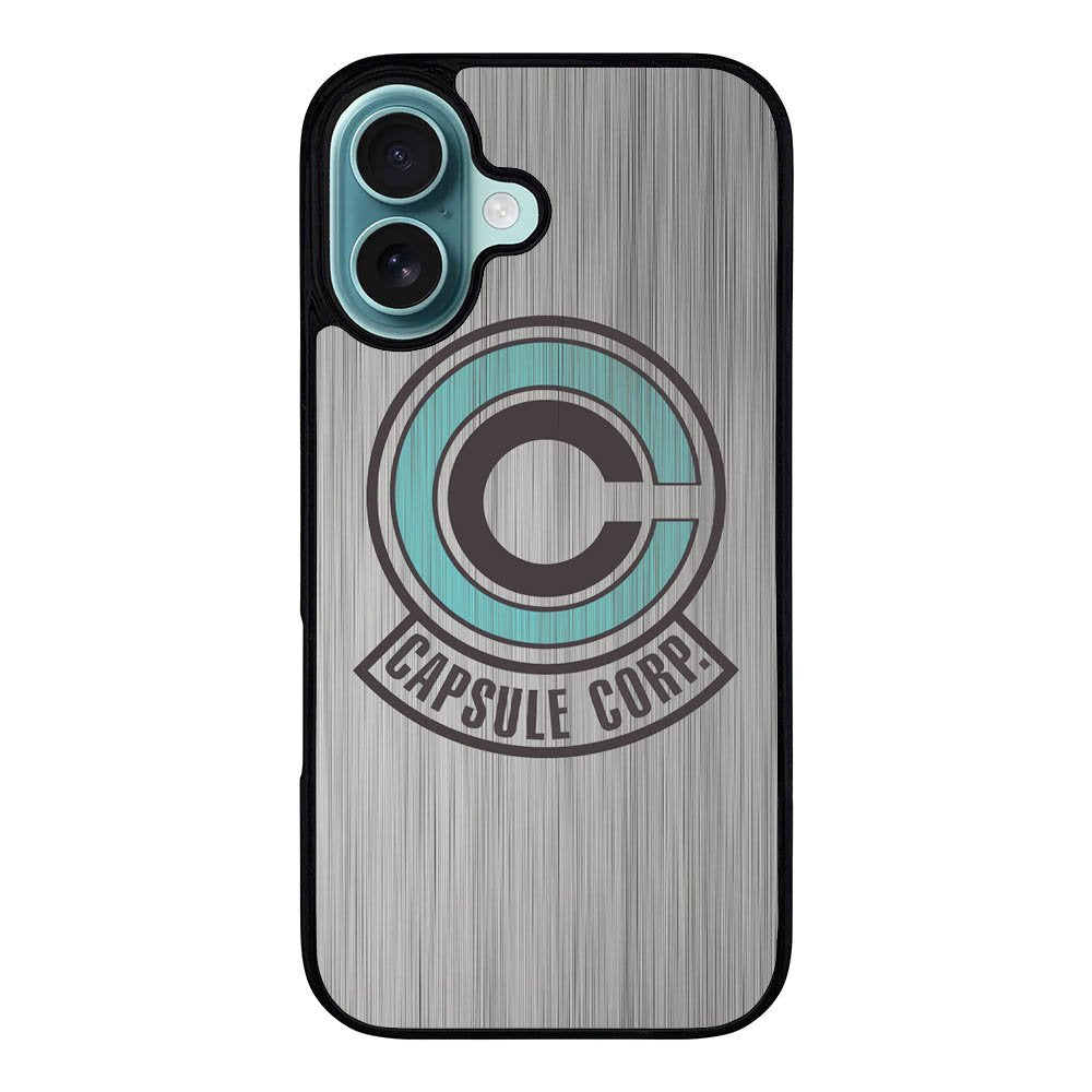 Capsule Corp Metal Logo Dragon Ball Z Case iPhone 16 Plus BC2176