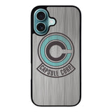 Capsule Corp Metal Logo Dragon Ball Z Case iPhone 16 Plus BC2176