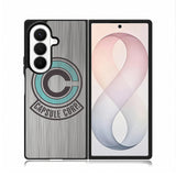 Capsule Corp Metal Logo Dragon Ball Z Samsung Galaxy Z Fold 8 Ultra Case BC2176