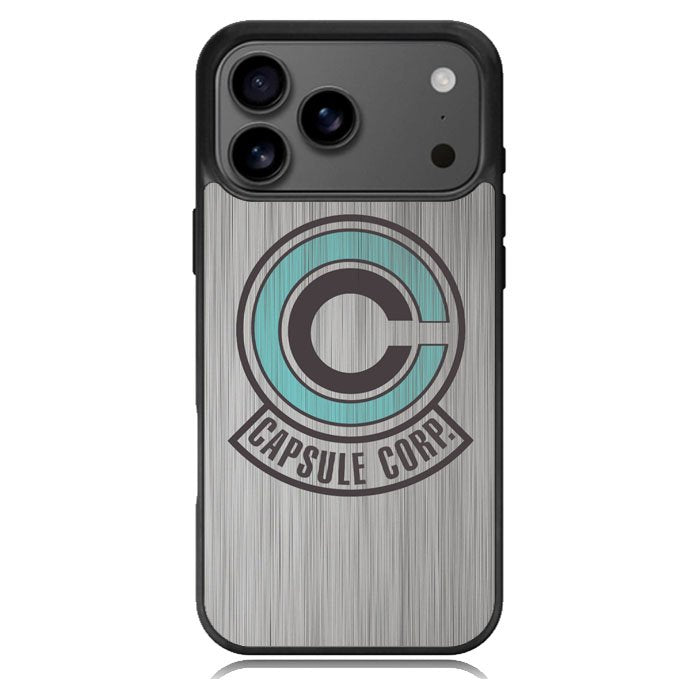 Capsule Corp Metal Logo Dragon Ball Z iPhone 17 Pro Case BC2176