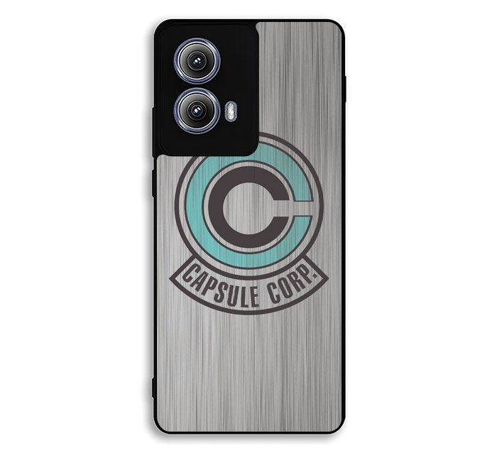 Capsule Corp Metal Logo Dragon Ball Z Motorola Moto Edge 2024 Case BC2176