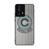 Capsule Corp Metal Logo Dragon Ball Z Motorola Moto G Power 5G 2024 Case BC2176