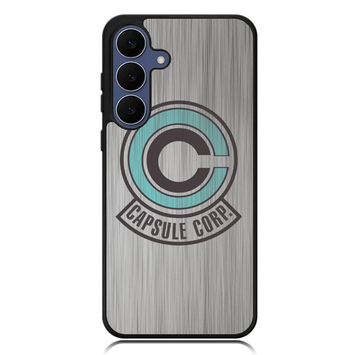 Capsule Corp Metal Logo Dragon Ball Z Samsung Galaxy S25 FE Case BC2176