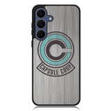 Capsule Corp Metal Logo Dragon Ball Z Samsung Galaxy S25 FE Case BC2176