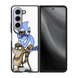 Mordecai Rigby Regular Show Case Samsung Galaxy z Fold 5 5G BC2075